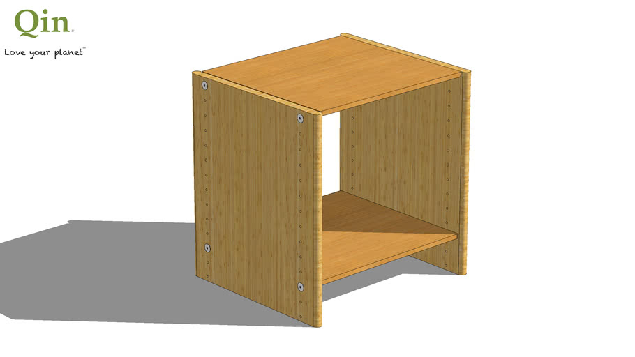 Qin Q1 Bamboo Shelf - Basic 390 - Caramel Color
