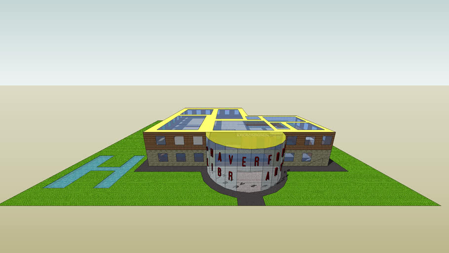 Haverford Township Free Library Concept 3d Warehouse