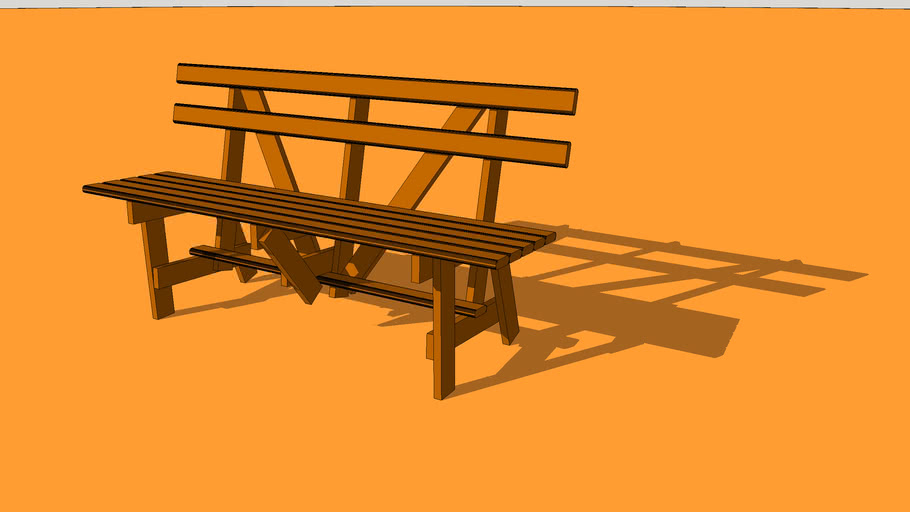 Enzo Mari Garden Bench 3d Warehouse