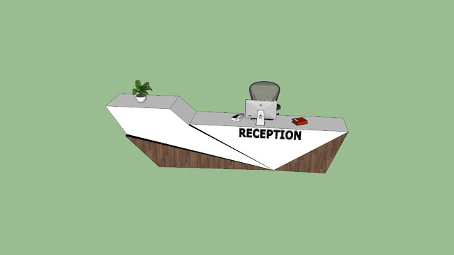 Reception Table 3D Warehouse