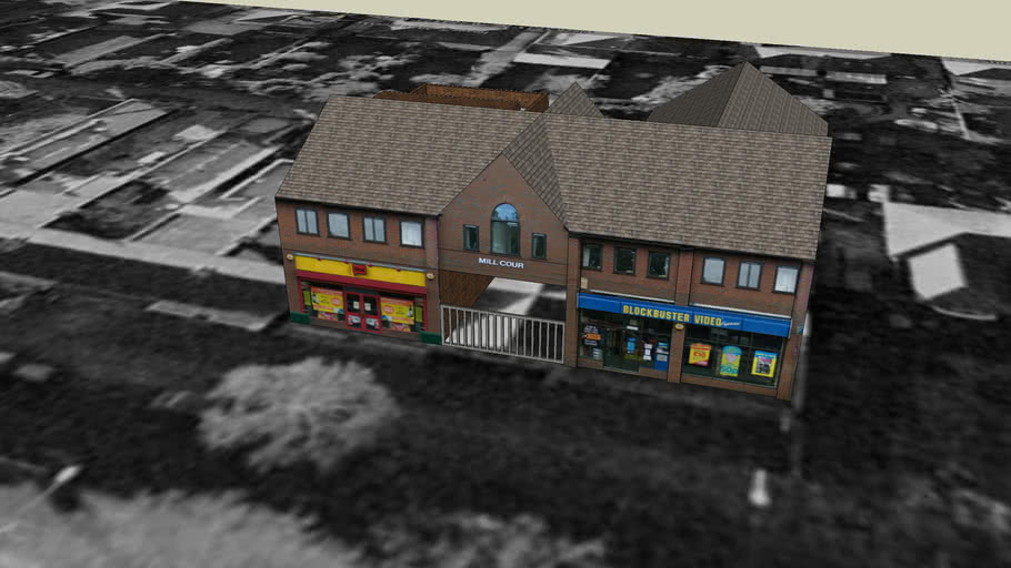 Powder Mill Lane Shops 2] 3D Warehouse