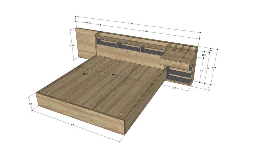 Bed 2022 3D Warehouse
