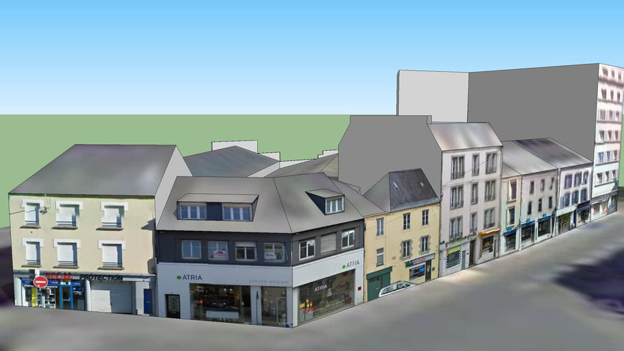 Habitations & commerces | 3D Warehouse