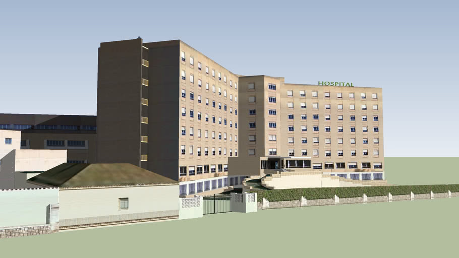 Hospital Regional CARLOS HAYA, Pabellón B | 3D Warehouse