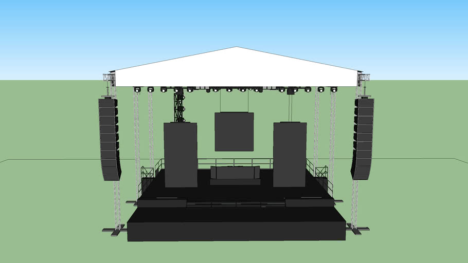 Copy of DJ stage 3D Warehouse