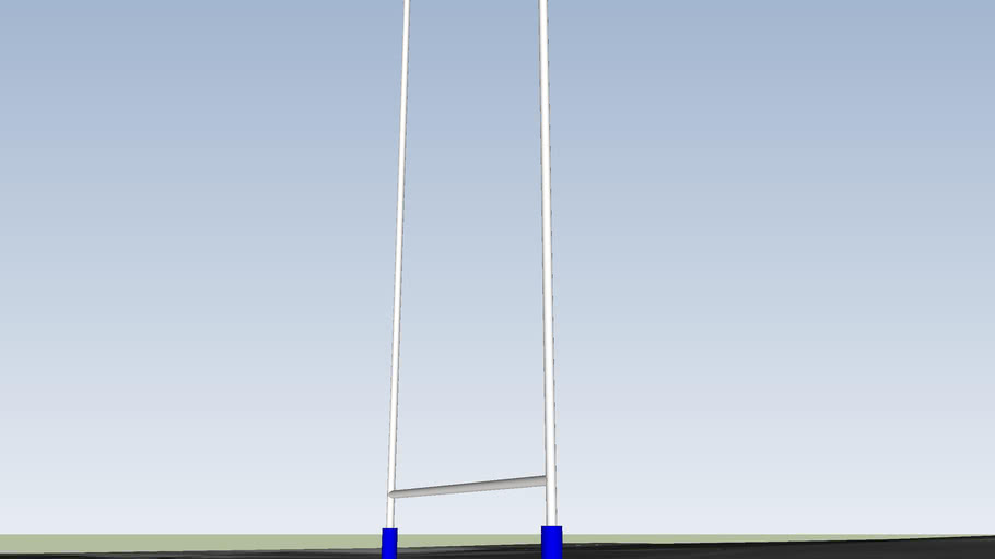 machynlleth rugby posts | 3D Warehouse