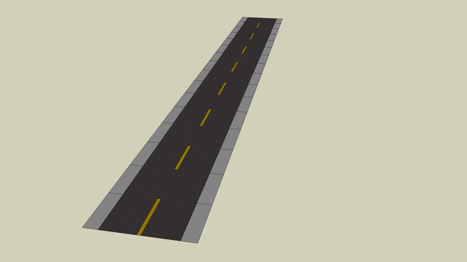 CREAT Road to Road, 8 bloques vertical - Road of 8 blocks | 3D Warehouse