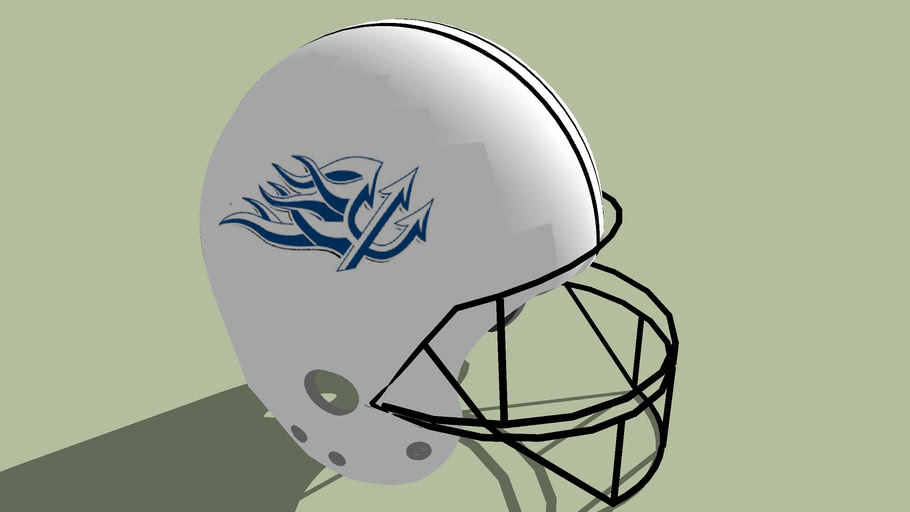 Hohenems Blue Devils football helmet