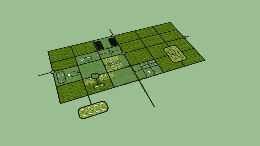 3D Model of Site Plan Kota