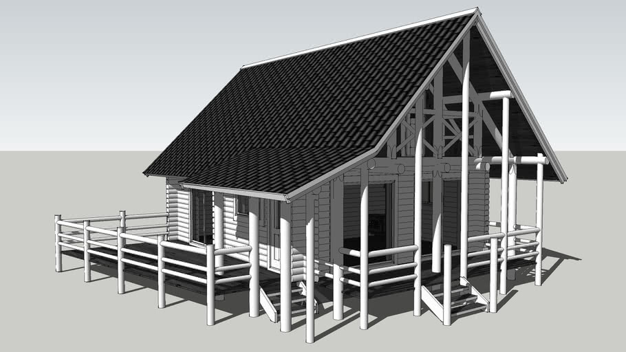 Log Cabin Home | 3D Warehouse