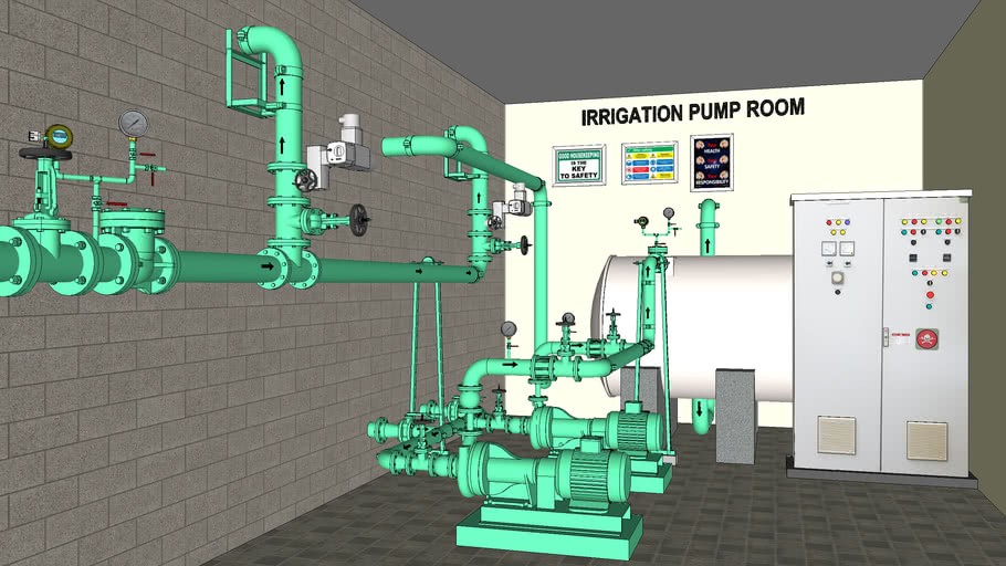 IRRIGATION PUMP STATION | 3D Warehouse