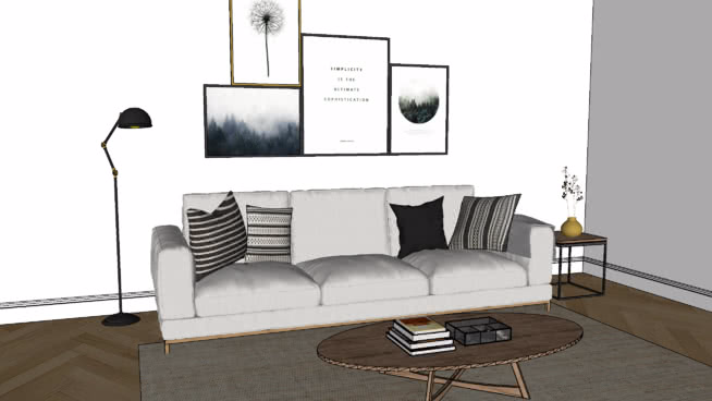Get Living Room 3D Warehouse Background
