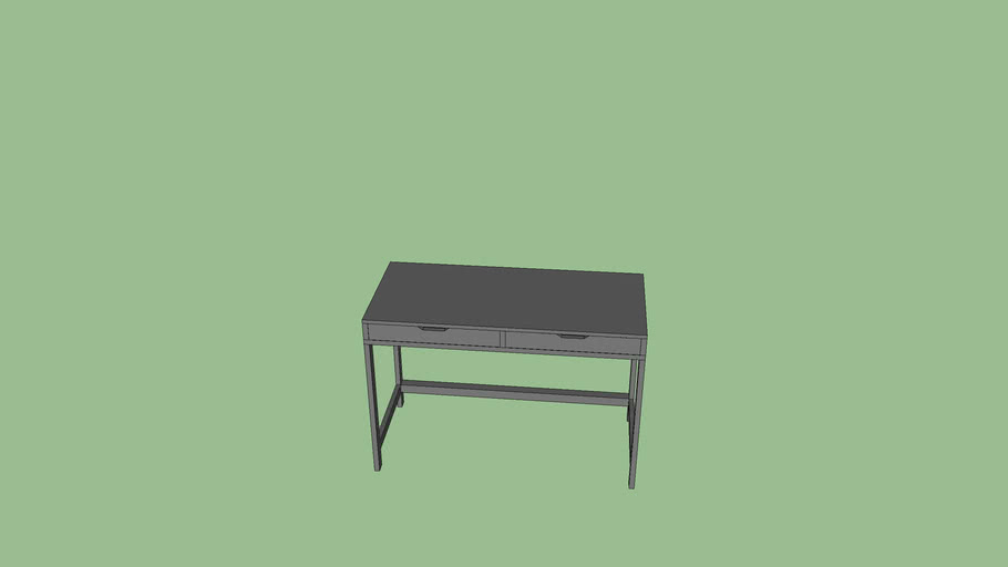 IKEA ALEX Gray Desk 3D Warehouse
