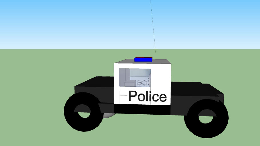 police car toy cartoon