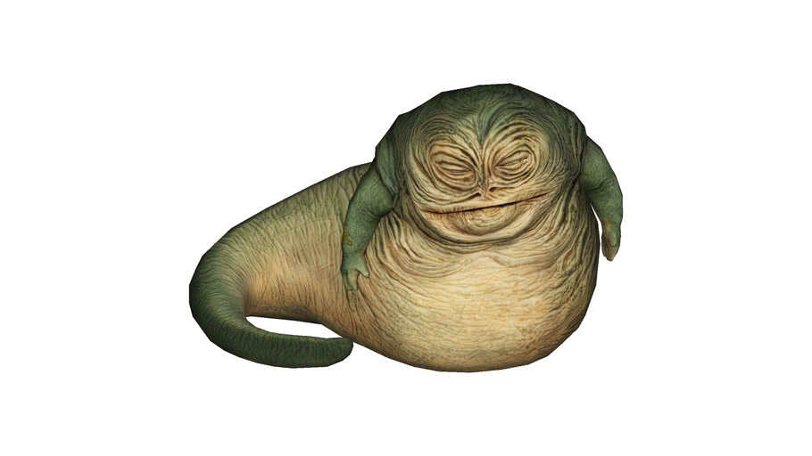 jabba the hutt 3d model