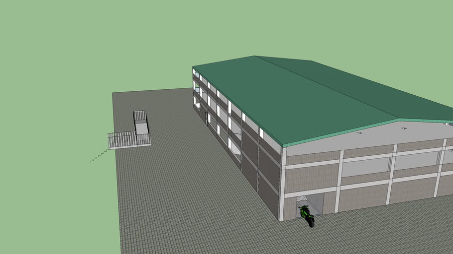  Parkir  Building 3D  Warehouse