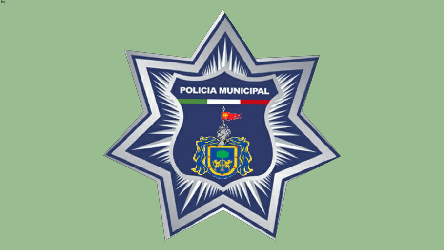 rotulo de la policia municipal jalisco 3D Warehouse