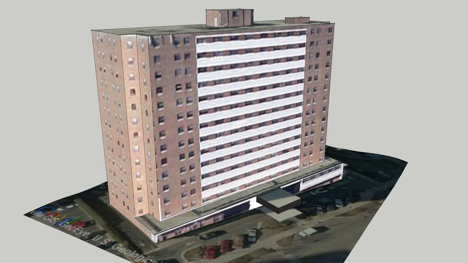 Towers East Apartments, Greenville, SC 3D Warehouse