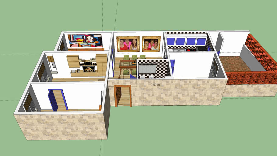 Plano Casa 3d Warehouse