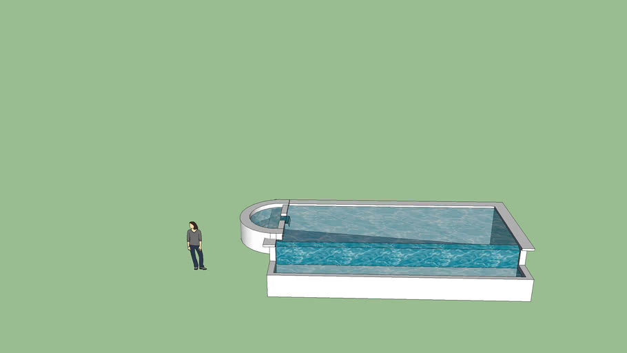 Piscina borde infinito | 3D Warehouse