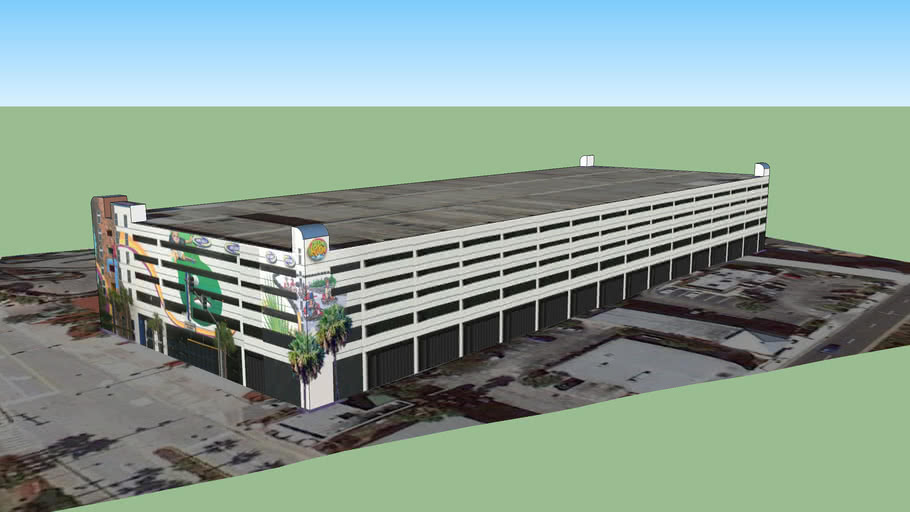 Ocean Center Parking Garage 3d Warehouse