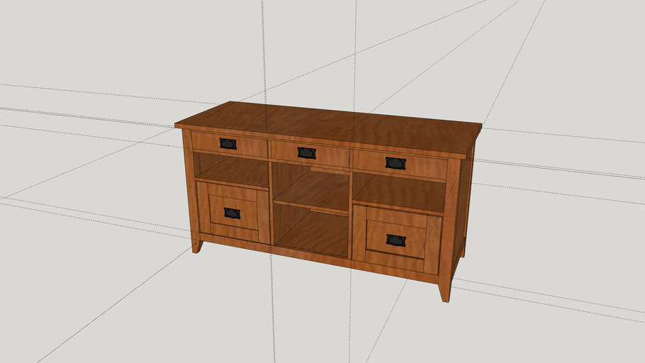 Mission Style Office Furniture 3d Warehouse