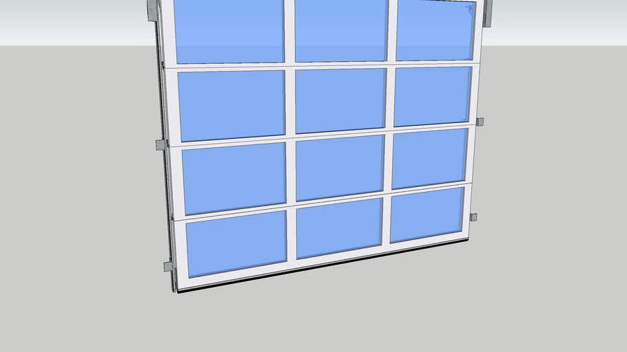 8 X 6 6 Glass Garage Door 3d Warehouse