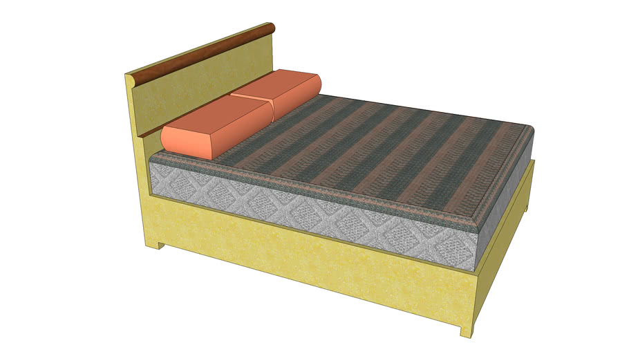 Cama de casal | 3D Warehouse