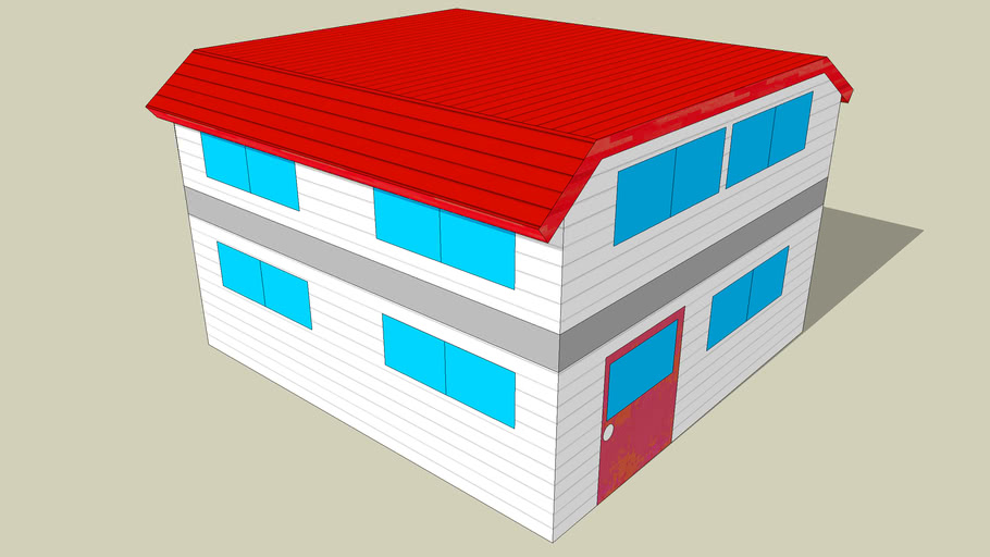Pallet town house 3D Warehouse