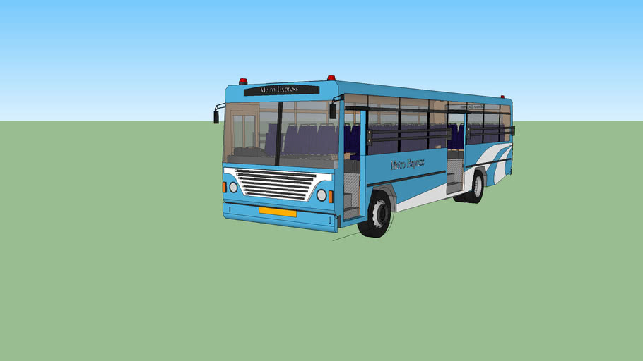 APSRTC metro bus | 3D Warehouse