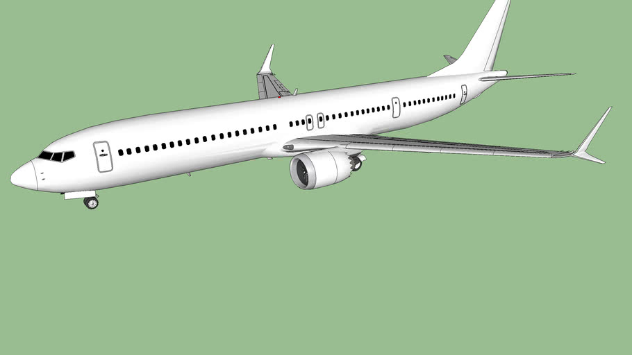 Template - Boeing 737 MAX 9 V.2 | 3D Warehouse