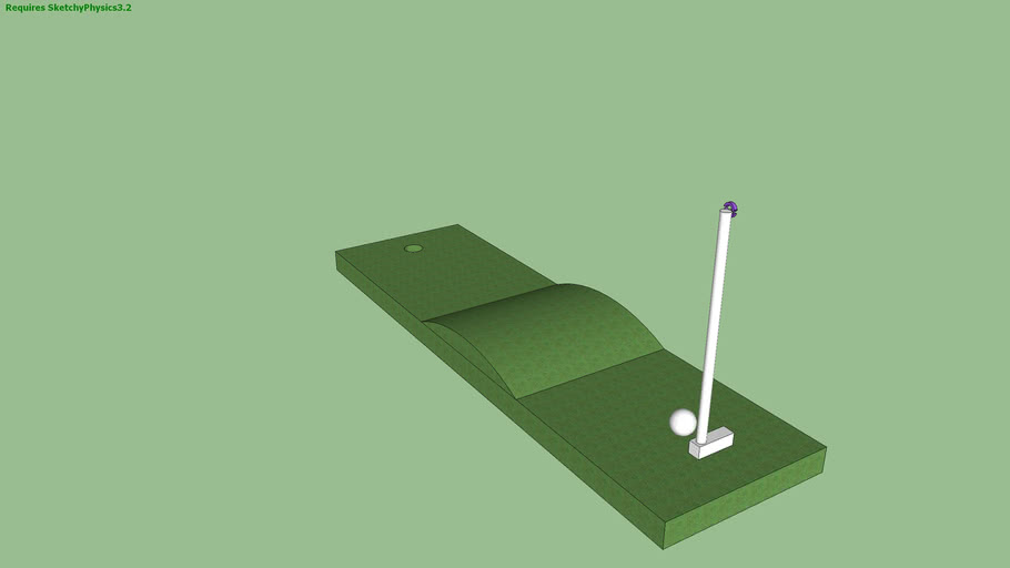 Sketchy Physics Golf Bahn 1