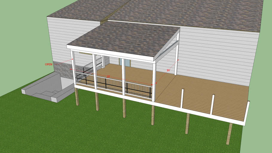 porch 3D Warehouse