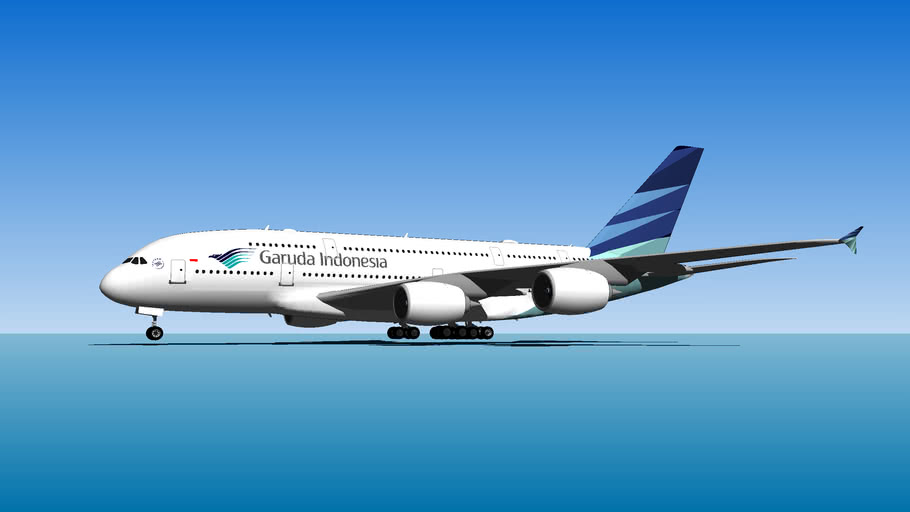 Garuda-Indonesia A380-800 | 3D Warehouse