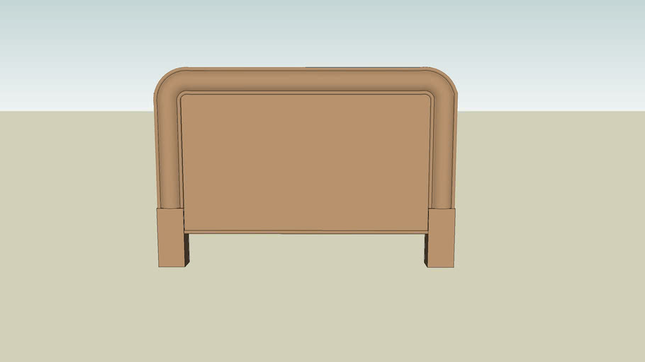 Upholstered Headboard 3D Warehouse