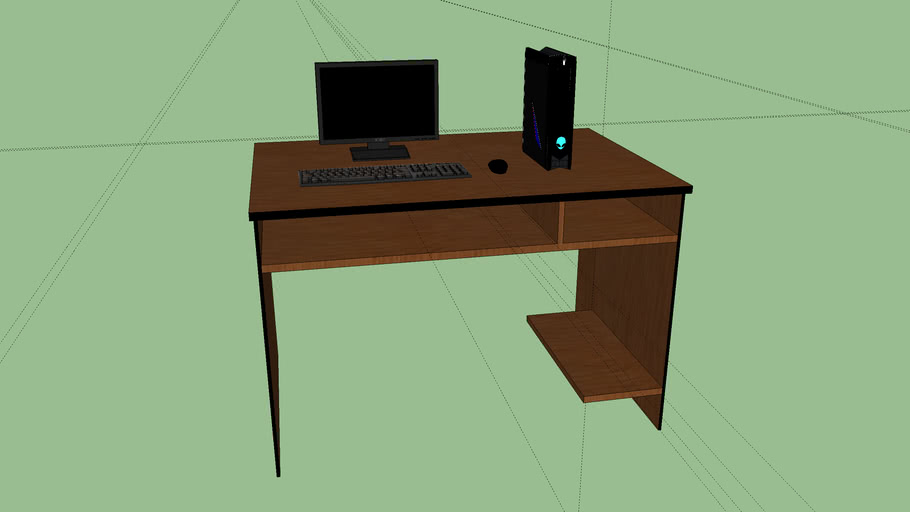 A2 Computer Lab Desk 3D Warehouse