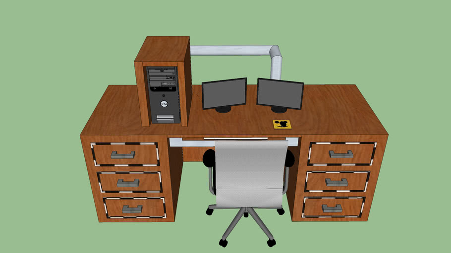 Computer Desk | 3D Warehouse