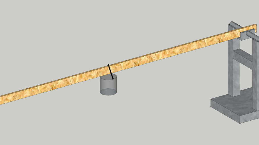 Lever experiment 3D Warehouse