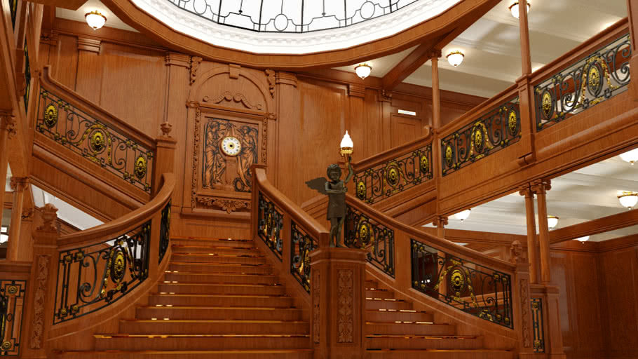 titanic Grand Staircase | 3D Warehouse