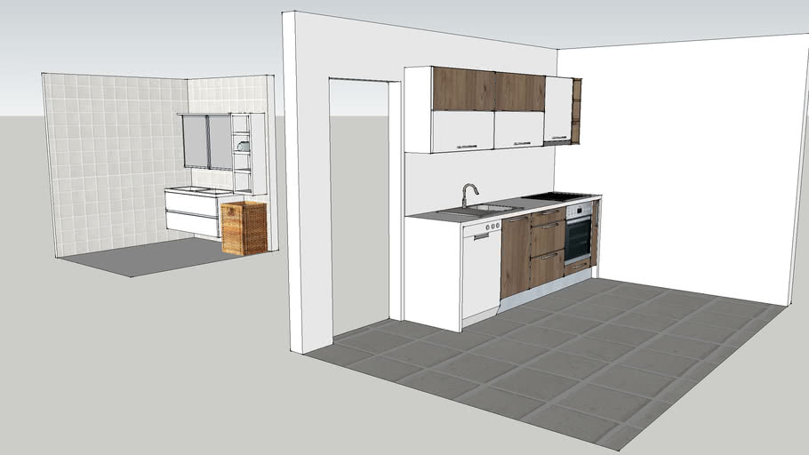 Simple Kitchen Bathroom 3d Warehouse,Modern Shelves Design For Living Room