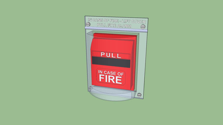 Fire Alarm Pull Station 3d Warehouse