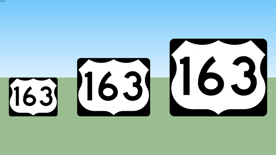 U.s. 163 Sign 