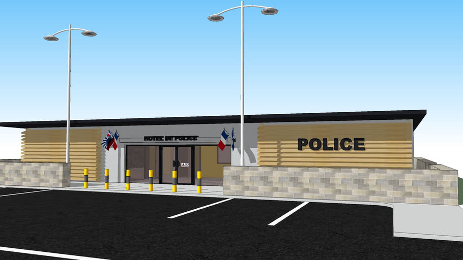 Modern Police Station 3d Warehouse