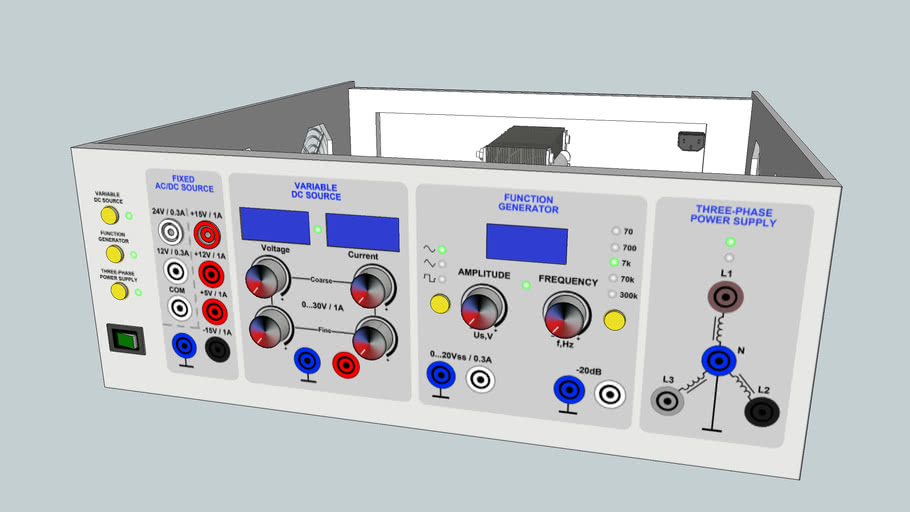 Multifunctional electronic module Regulated power supply, function