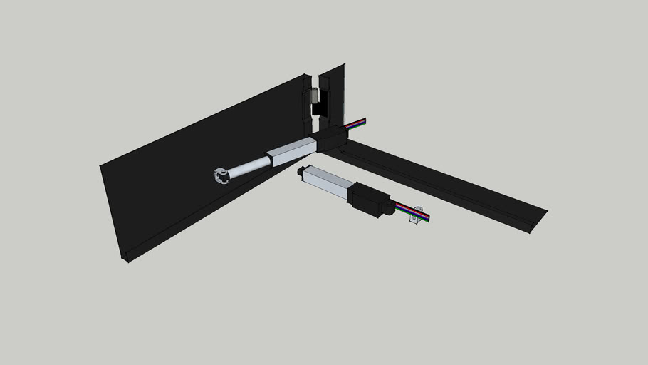 Thermaltake Level 10 GT Door Hinge & Actuator 3D Warehouse