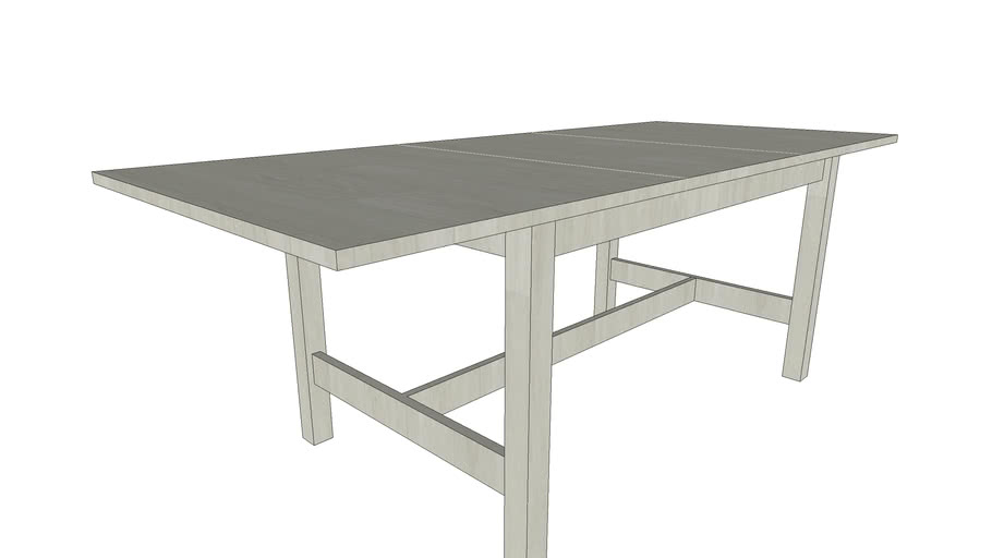 Ikea Norden Table With Leaf 3d Warehouse