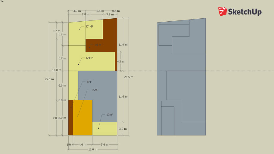 tuin plattegrond 3D Warehouse