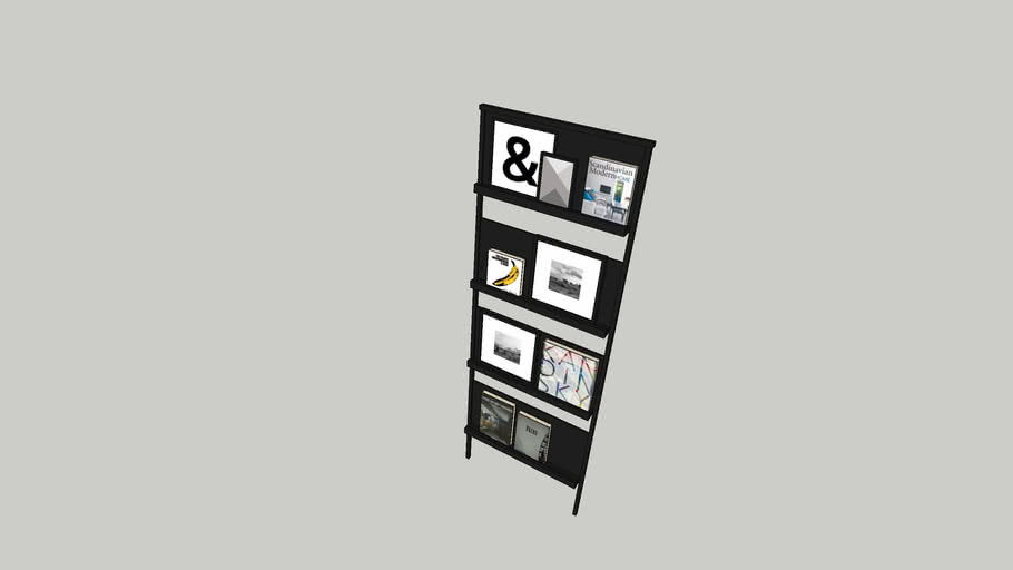 Temple Street Bookcase 3D Warehouse