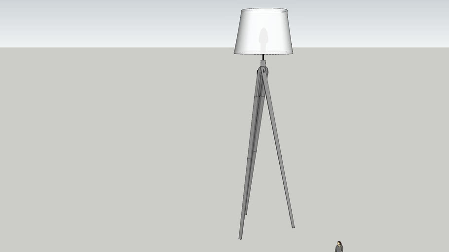 Flamant Hervey With Shade 159cm 3d Warehouse