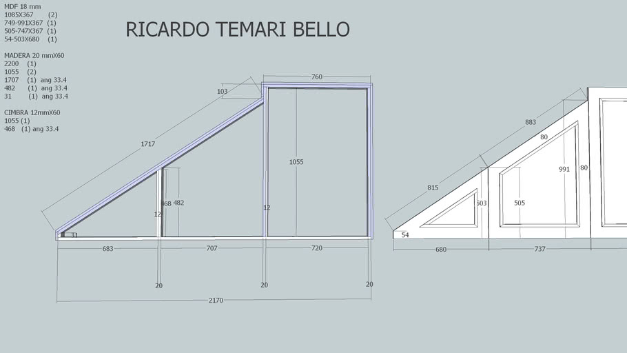 PUERTAS DEBAJO ESCALERA | 3D Warehouse